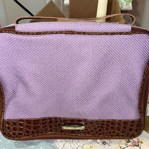 Samantha Brown Lavender and Brown Women's Bag